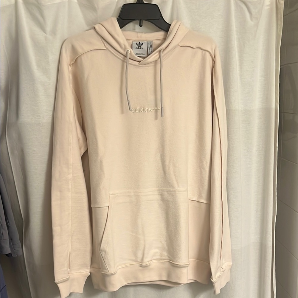 Adidas Loopback Wonder White Hoodie for Men
